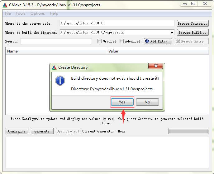 2.2.2 利用 cmake 工具生成 Visual Studio 工程文件(配图)